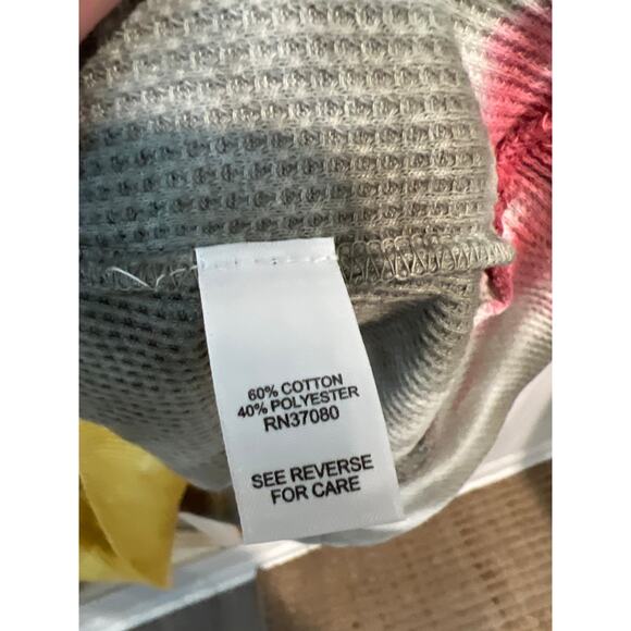 NWT Cato size 22/24 tie dye waffle knit cowl neck top - Picture 3 of 3